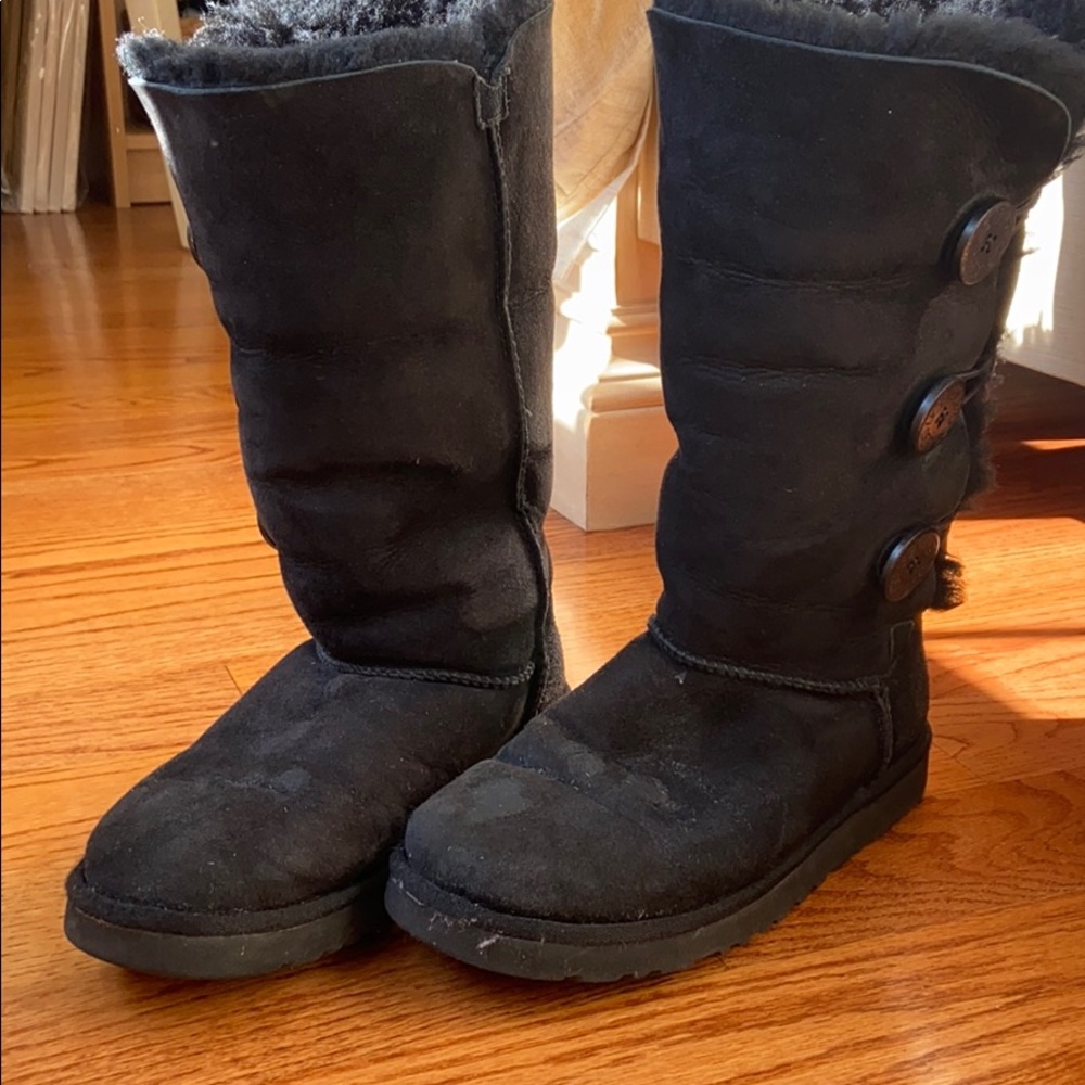 Tall Buttoned Ugg Boots